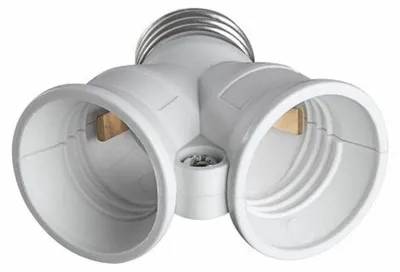 Produktbild von HEITRONIC Adapterreduzierung E27 auf 2xE27 501010