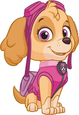 Produktbild von Sanders & Sanders Wandtattoo PAW Patrol Rosa und Beige - 601418 - 8,5 x 15 cm
