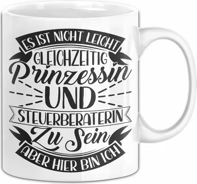 Produktbild von Steuerberaterin Geschenk Tasse Geschenkidee (Weiß)