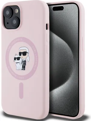 Immagine prodotto di Custodia Karl Lagerfeld Silicone Karl&Choupette Magsafe Do Iphone 15 Różowy