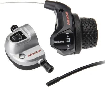 Produktbild von SHIMANO SL-3S35 Nexus Revo Shift, do piasty 3-biegowej, z kablem i skrzynką zatrzaskową, czarny