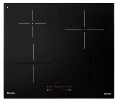 Image de De'Longhi PIN 62 noir Table de cuisson à induction encastrable 60 cm 4 brûleurs