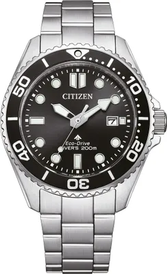 Produktbild von Citizen BN0261-51E Promaster Eco-Drive Diver Uhr Herrenuhr Edelstahl Datum silber