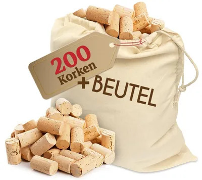 Produktbild von 200 Weinkorken zum verschönern - Bastel - DIY - Kreatives Dekorieren
