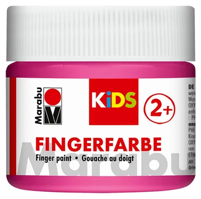 Produktbild von Marabu KiDS Fingerfarbe 100 ml pink 033