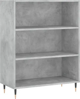 Productafbeelding van vidaXL Boekenkast, betonkleur, 69,5 x 32,5 x 90 cm, houtvezel