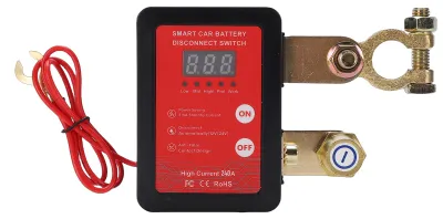 Produktbild von Intelligenter Batterietrennschalter, 12 V/24 V, mit Digitalanzeige und manueller Fernbedienung, für PKWs, SUVs, MPVs und Elektrofahrzeuge
