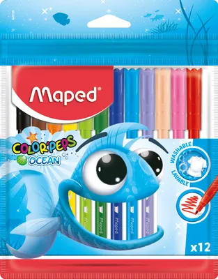 Produktbild von Maped Colorpeps Ocean Viltstiften 12 Stuks