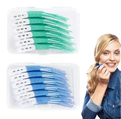 Produktbild von Set mit 120 Interdentalbürsten für eine effektive Zahnreinigung