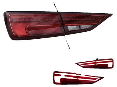 Obrázek produktu pro Zadní světlo, plně LED, kompatibilní s Audi A3, 17–20 LED