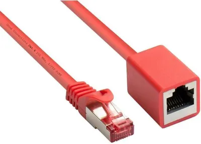Productafbeelding van Cat.6 SFTP netwerkkabel, 10 meter, RNS, rood, dubbel afgeschermd