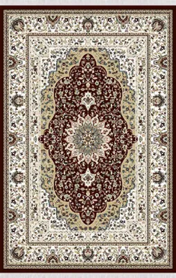 Zdjęcie produktu dla Dywan orientalny Sztuczny dywan Brązowa wykładzina podłogowa z krótkim włosiem salon 160x230