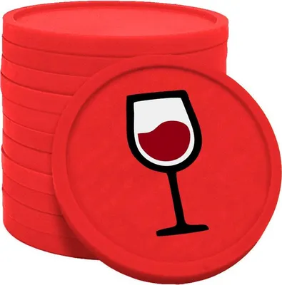 Immagine prodotto di Gettoni vino CombiCraft rossi - Ø29mm - 100 pezzi