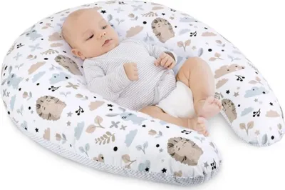 Immagine prodotto di Copricuscino per allattamento con cerniera - 180 cm di circonferenza - Blu,Marrone
