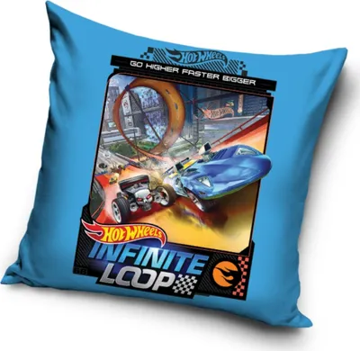 Produktbild von Kopfkissenbezug Hot Wheels Endlosschleife