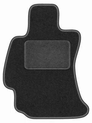 Productafbeelding van Velours bestuurdersmat voor Subaru Forester IV vanaf 2013 (SUV) – grafiet, op maat – Wielganizator LUX