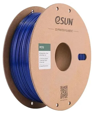 Obrázek produktu pro Filament pro 3D tiskárny, materiál PETG, vynikající pevnost, jednobarevný modrý