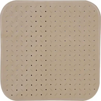 Produktbild von MSV Dusch-/Badeschutzmatte Bad - Gummi - beige - 54 x 54 cm