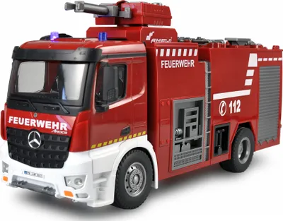 Produktbild von Amewi Mercedes-Benz Feuerwehr Löschfahrzeug 1:18 RTR