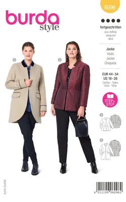 Produktbild von Burda Jacke mit Schößchen - Perfekte Passform für Fortgeschrittene