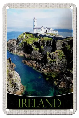 Produktbild von Blechschild Reise 12x18cm Irland Inselstaat Westeuropa Meer Schild