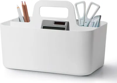 Zdjęcie produktu dla Plastikowy organizer do kosza SYLANDO z uchwytem 24x15x11 cm
