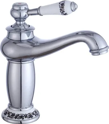 A close-up studio shot of a vintage-style faucet.