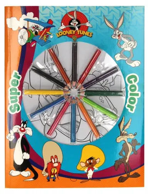 Immagine prodotto di Looney Melodies a colori con penne