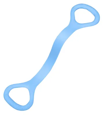 Produktbild von Silikon-Widerstandsband in Achterform, rutschfest, für Arm- und Schulterdehnung, Krafttraining, elastisches Band, Fitnessseil