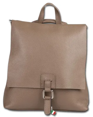 Produktbild von Florence Rucksack Damen Echtleder Cityrucksack taupe D3ORF101I6