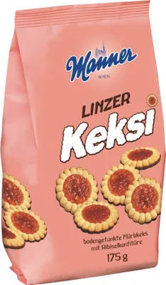 Obrázok produktu pre Sušienky Manner Linzer - 175g