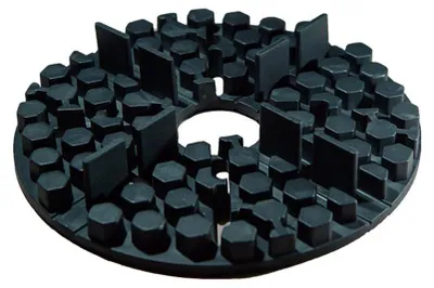 Obrázek produktu pro Gumová podpěra desky / podpěra podstavce - 2 mm spoj - stohovatelná od 10-30 mm, 200 kusů (balení 200 kusů)