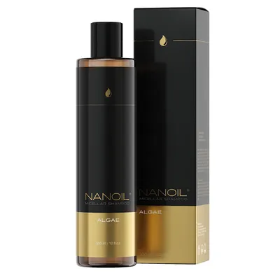 Image de Shampooing Micellaire Aux Algues Nanoil 300ml - Soin Purifiant Intense, Effet Fortifiant