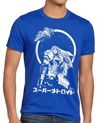 Produktbild von A.N.T. Samus Return Herren T-Shirt nerd gamer snes geek