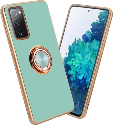 Produktbild von Cadorabo Schutzhülle für Samsung Galaxy S20 FE Hülle in Türkis Etui Case Cover Kameraschutz magnetische Autohalterung