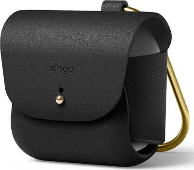 Produktbild von Elago Lederhülle für AirPods 3 Schwarz