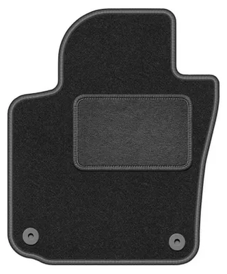 Produktbild von Fahrermatte Velours für Volkswagen Golf VI 2011-2016 (Cabrio) – 1-tlg, Graphit, passgenau – Wielganizator LUX
