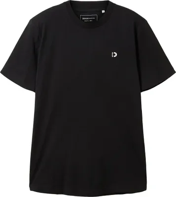 Produktbild von Tom Tailor 1037655 Rounded Hem Kurzarm-t-shirt Schwarz 2XL Mann Schwarz 2XL
