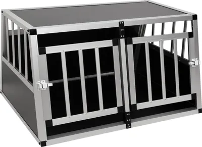 Produktbild von vidaXL Hundetransportbox mit Doppeltür 89 x 69 x 50 cm