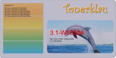 Produktbild von black Toner 3.1-W2030A [ mit Chip ]  kompatibel mit HP W2030A [ 415A ]  Seiten: 2.400
