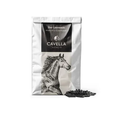 Produktbild von Cavella Schwarzkümmelkuchen-Granulat für Pferde – Ergänzungsfuttermittel für Immunsystem, Haut und Fell, 20 kg