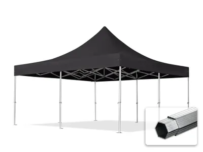 Immagine prodotto di TOOLPORT 5x5m gazebo pieghevole PVC, PROFESSIONAL alluminio, nero