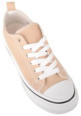 Productafbeelding van Dames Sneakers - Platte Schoenen - Casual Vrije Tijd - Dik Plateau - EU 36-41 - Wit