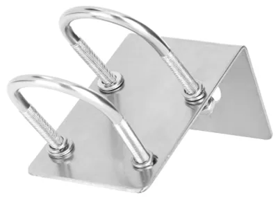 Immagine prodotto di Supporto per antenna autoradio, acciaio inossidabile, morsetto UBolt per balcone