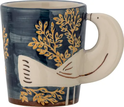 Produktbild von Bloomingville Hezha Tasse, Blue, Steingut