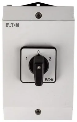 Obrázek produktu pro Eaton T3-3-8401/I2, Přepínač, 3P, Černá, Bílá, IP65, 100 mm, 135 mm