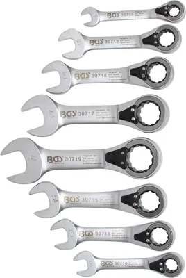 Zdjęcie produktu dla BGS technic Ratchet Combination Wrench Set, 826 g