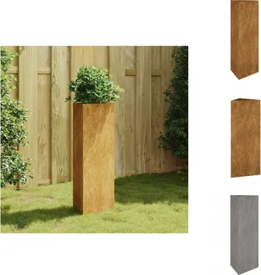 Zdjęcie produktu dla vidaXL Sadzarka 30x26x75 cm stal corten - Doniczki i sadzarki