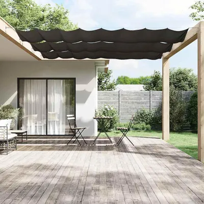 Produktbild von vidaXL Senkrechtmarkise Anthrazit 180x1200 cm Oxford-Gewebe