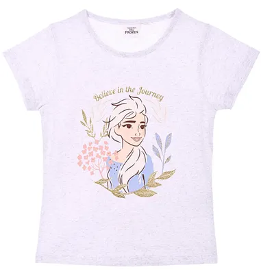 Produktbild von T-Shirt Frozen Elsa Grau 128 cm